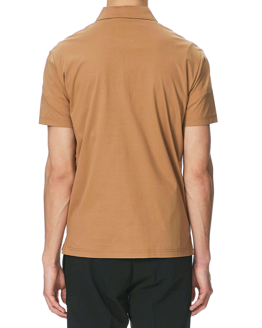 Herre | Pikéer | Tiger of Sweden | Laron Half Zip Polo Brown
