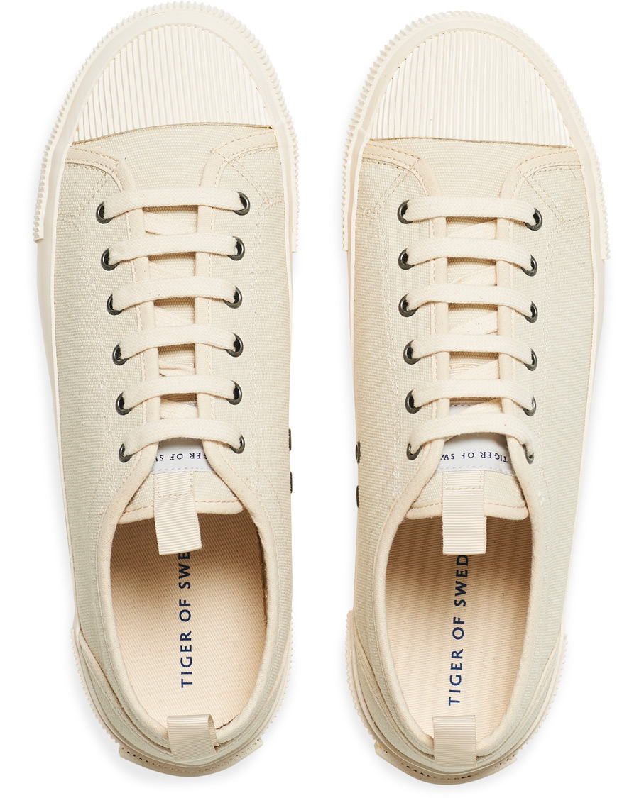 Herre | Tiger of Sweden Solent Canvas Sneaker Off White | Tiger of Sweden | Solent Canvas Sneaker Off White