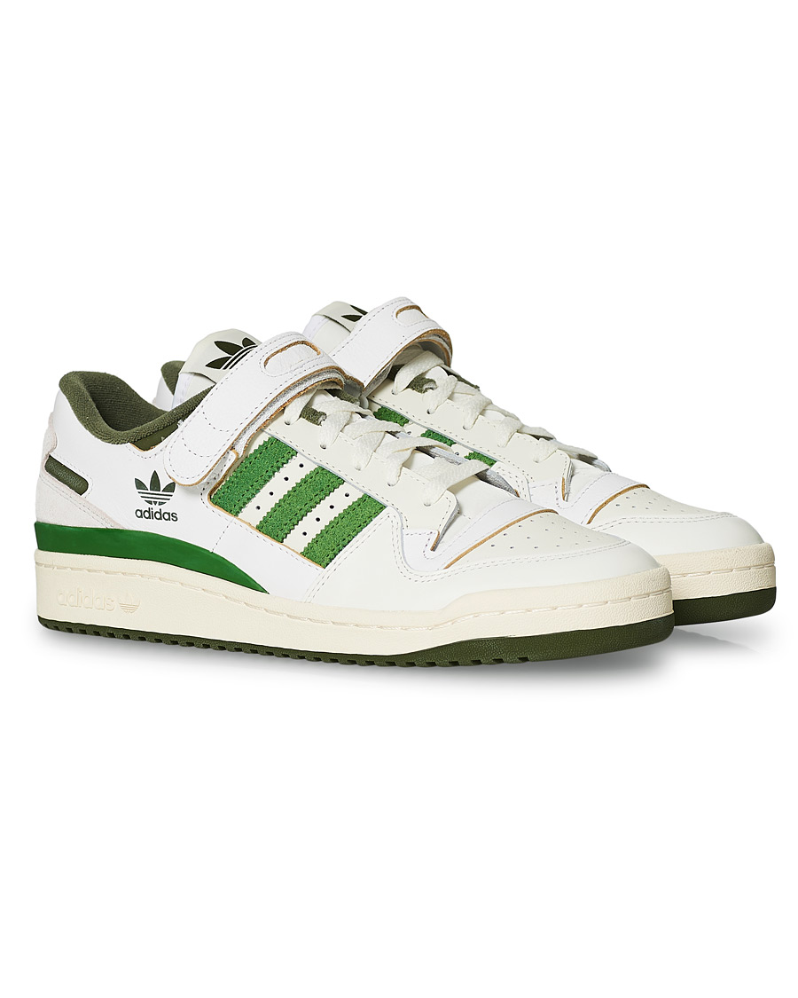 Herre | adidas Originals Forum 84 Low Sneaker White/Green | adidas Originals | Forum 84 Low Sneaker White/Green