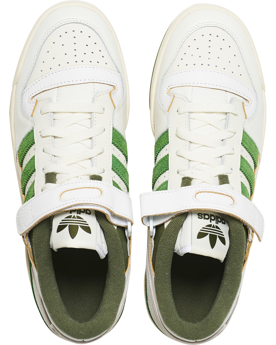 Herre | adidas Originals Forum 84 Low Sneaker White/Green | adidas Originals | Forum 84 Low Sneaker White/Green