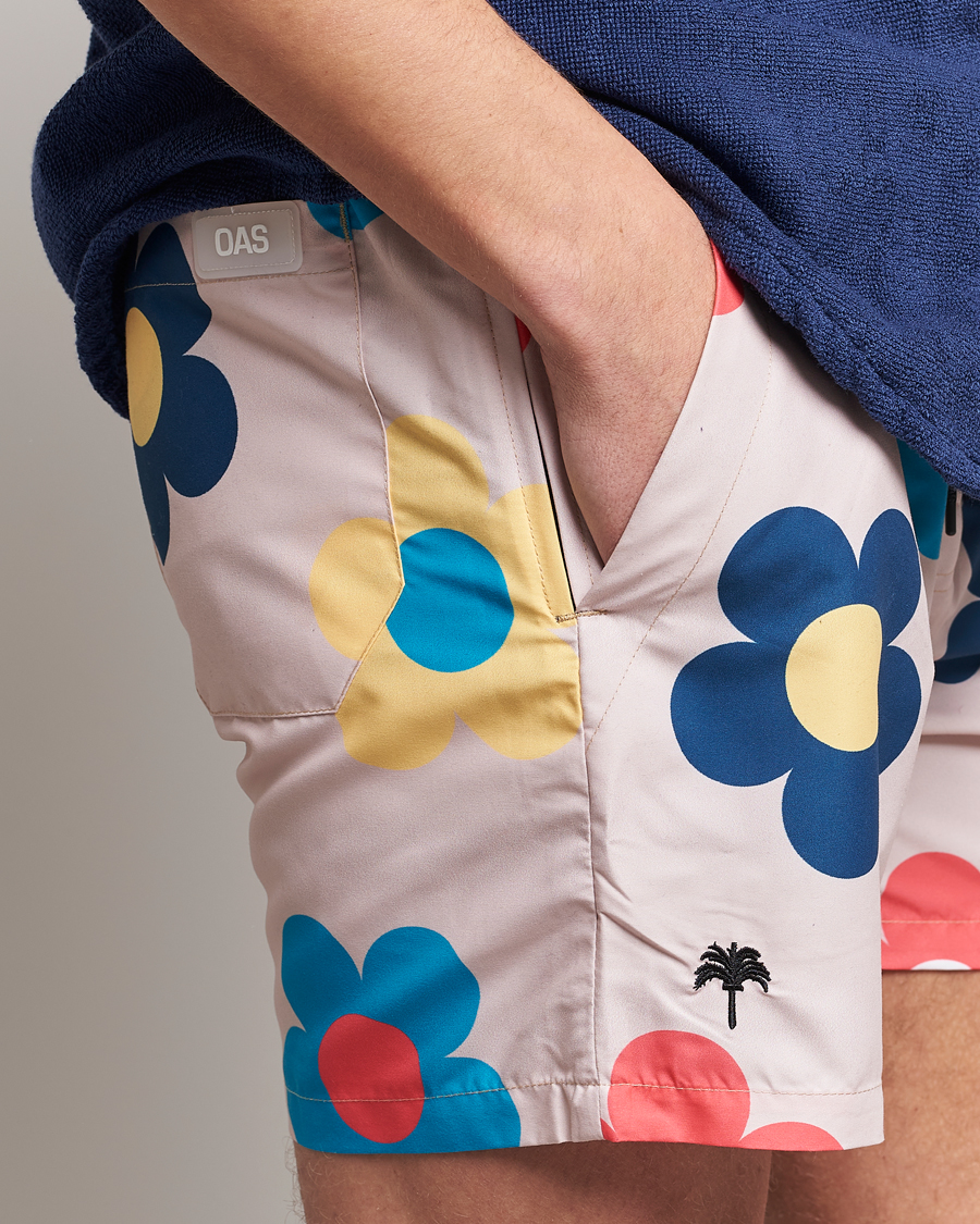 Herre | Badeshorts | OAS | Printed Swimshorts Daisy