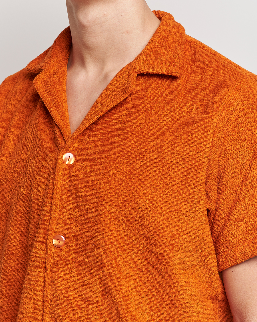 Herre | Skjorter | OAS | Terry Cuba Short Sleeve Shirt Terracotta