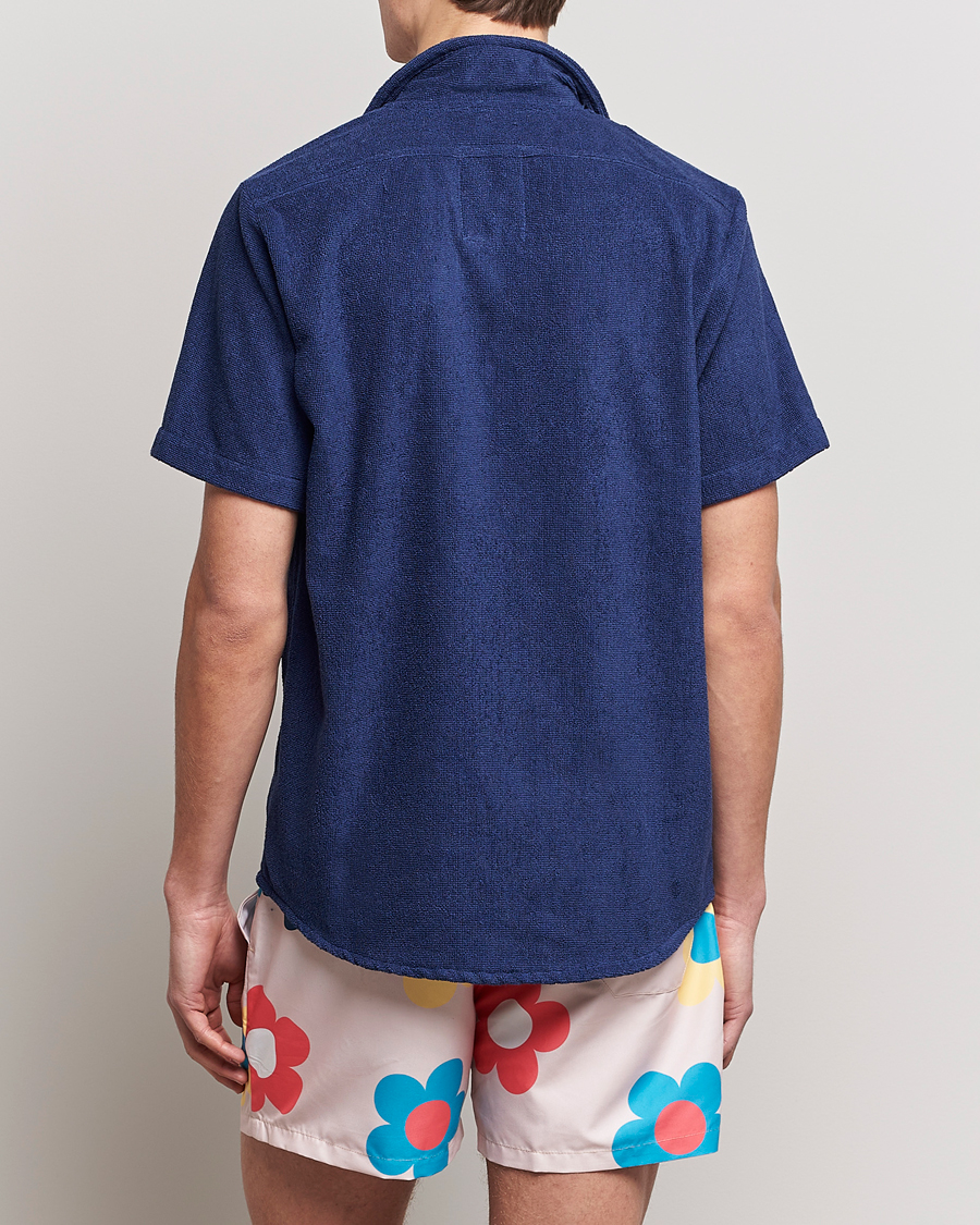 Herre | Skjorter | OAS | Terry Cuba Short Sleeve Shirt Navy