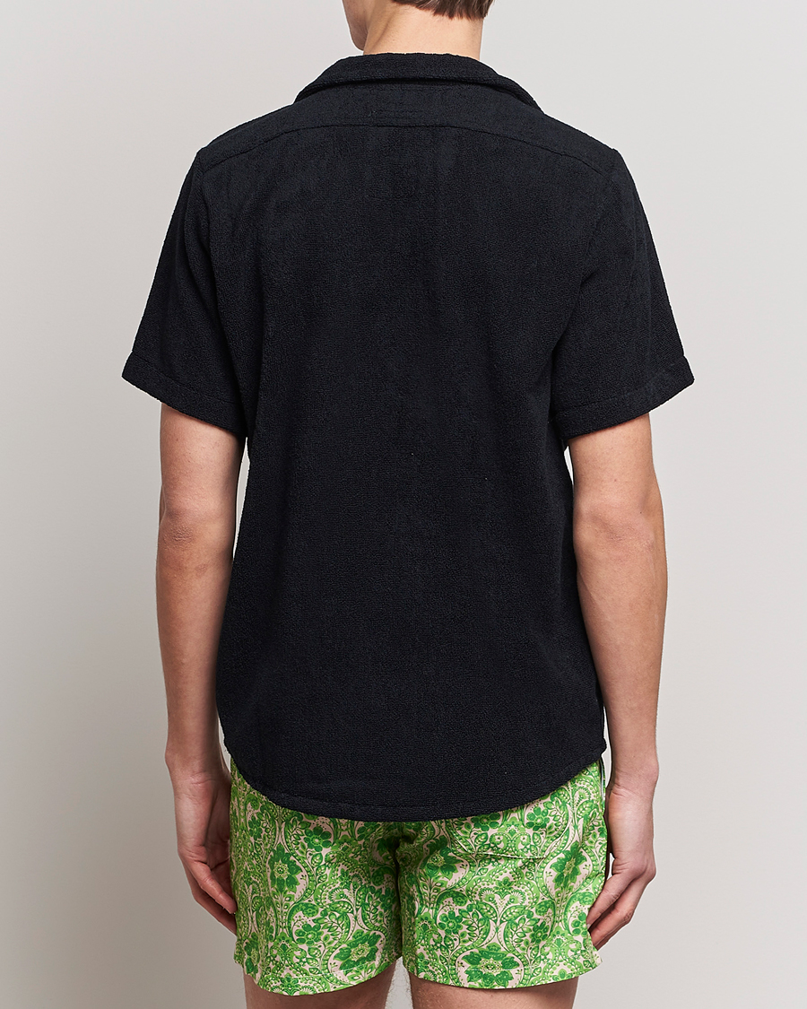 Herre | Skjorter | OAS | Terry Cuba Short Sleeve Shirt Black