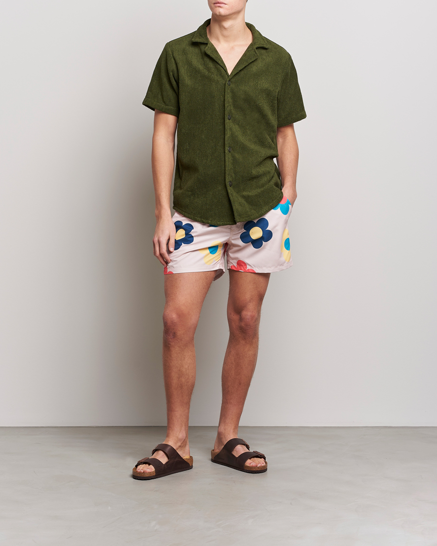 Herre | Skjorter | OAS | Terry Cuba Short Sleeve Shirt Army
