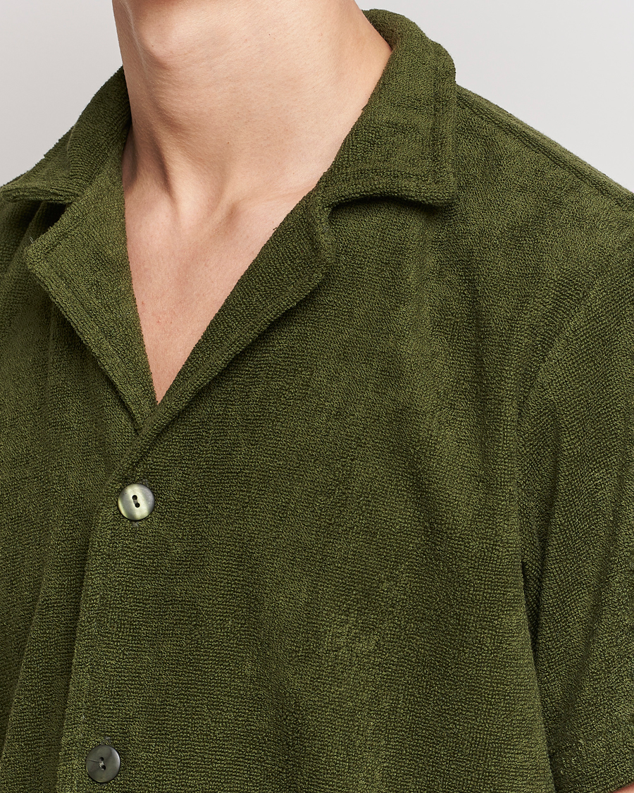 Herre | Skjorter | OAS | Terry Cuba Short Sleeve Shirt Army