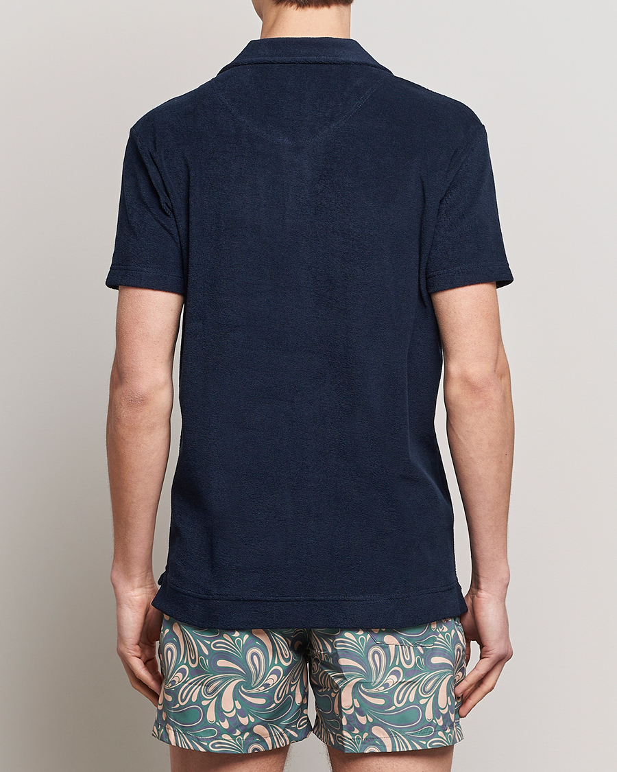 Herre | Pikéer | OAS | Short Sleeve Terry Polo Navy