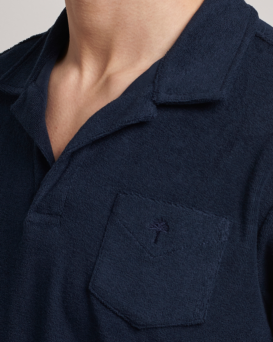 Herre | Pikéer | OAS | Short Sleeve Terry Polo Navy
