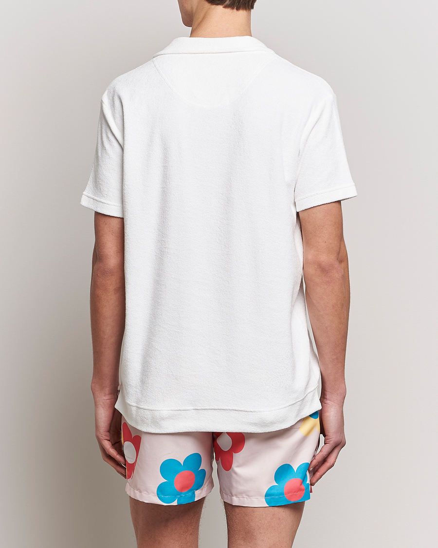 Herre | Pikéer | OAS | Short Sleeve Terry Polo White