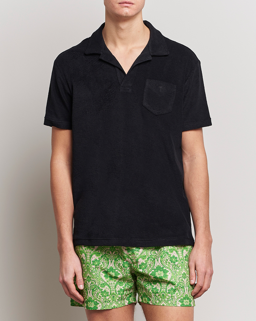 Herr |  | OAS | Short Sleeve Terry Polo Black