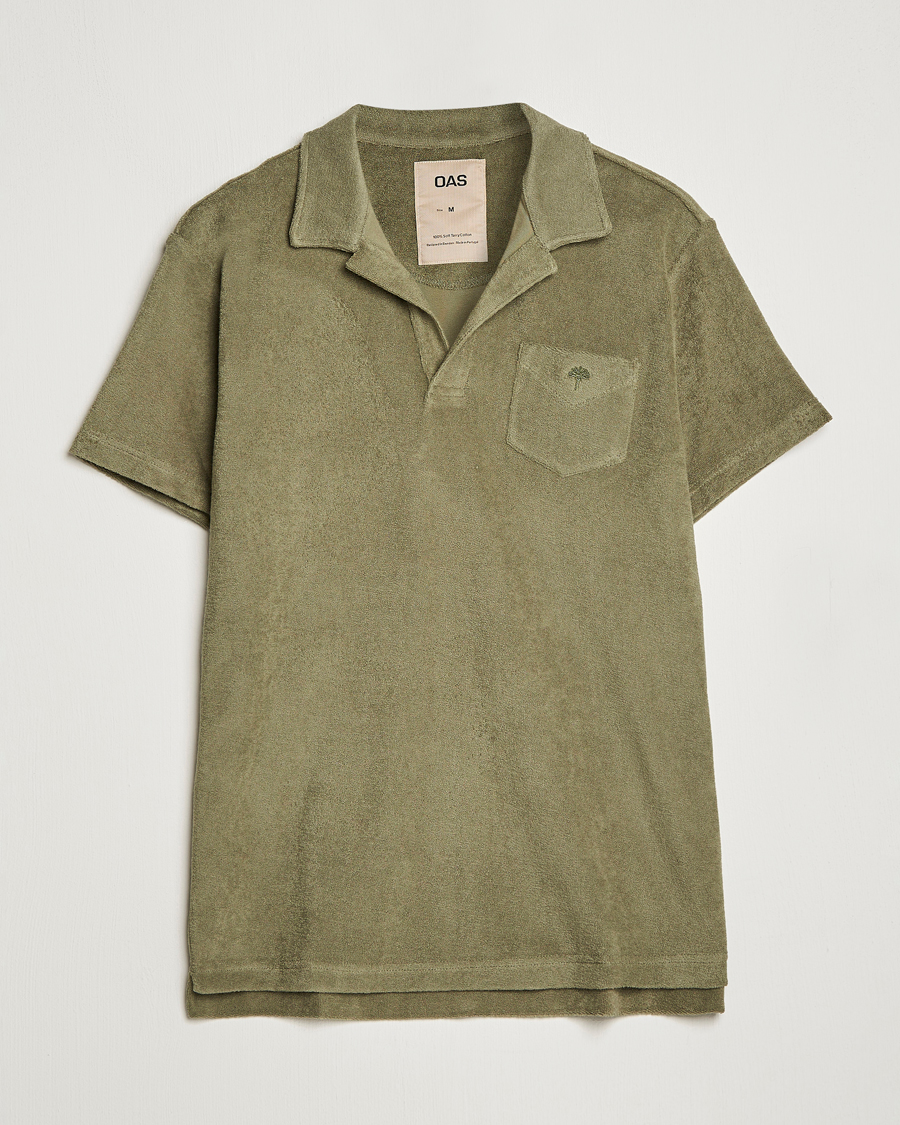 Herre | Pikéer | OAS | Short Sleeve Terry Polo Khaki