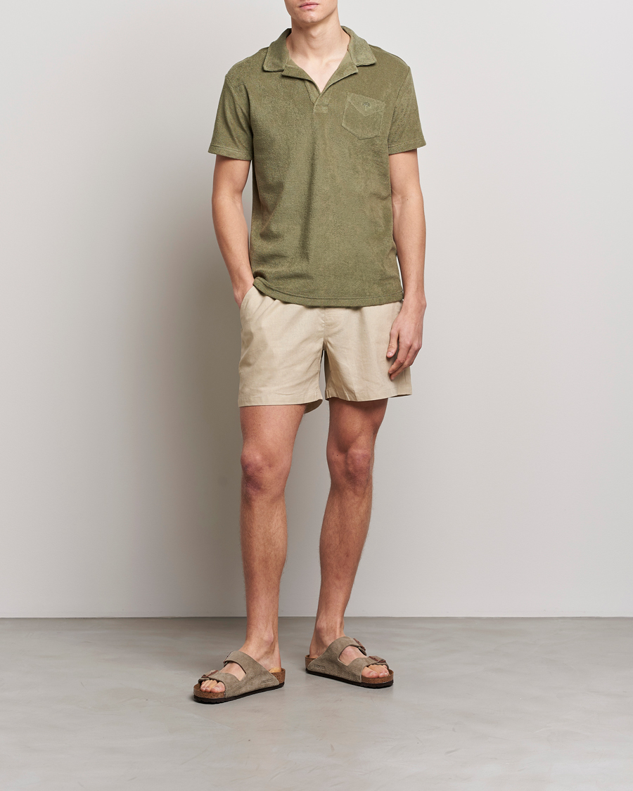 Herre | Pikéer | OAS | Short Sleeve Terry Polo Khaki