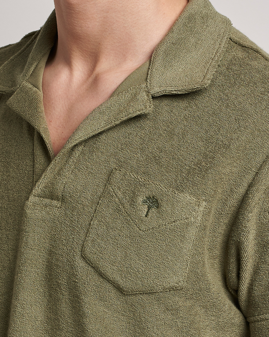 Herre | Pikéer | OAS | Short Sleeve Terry Polo Khaki