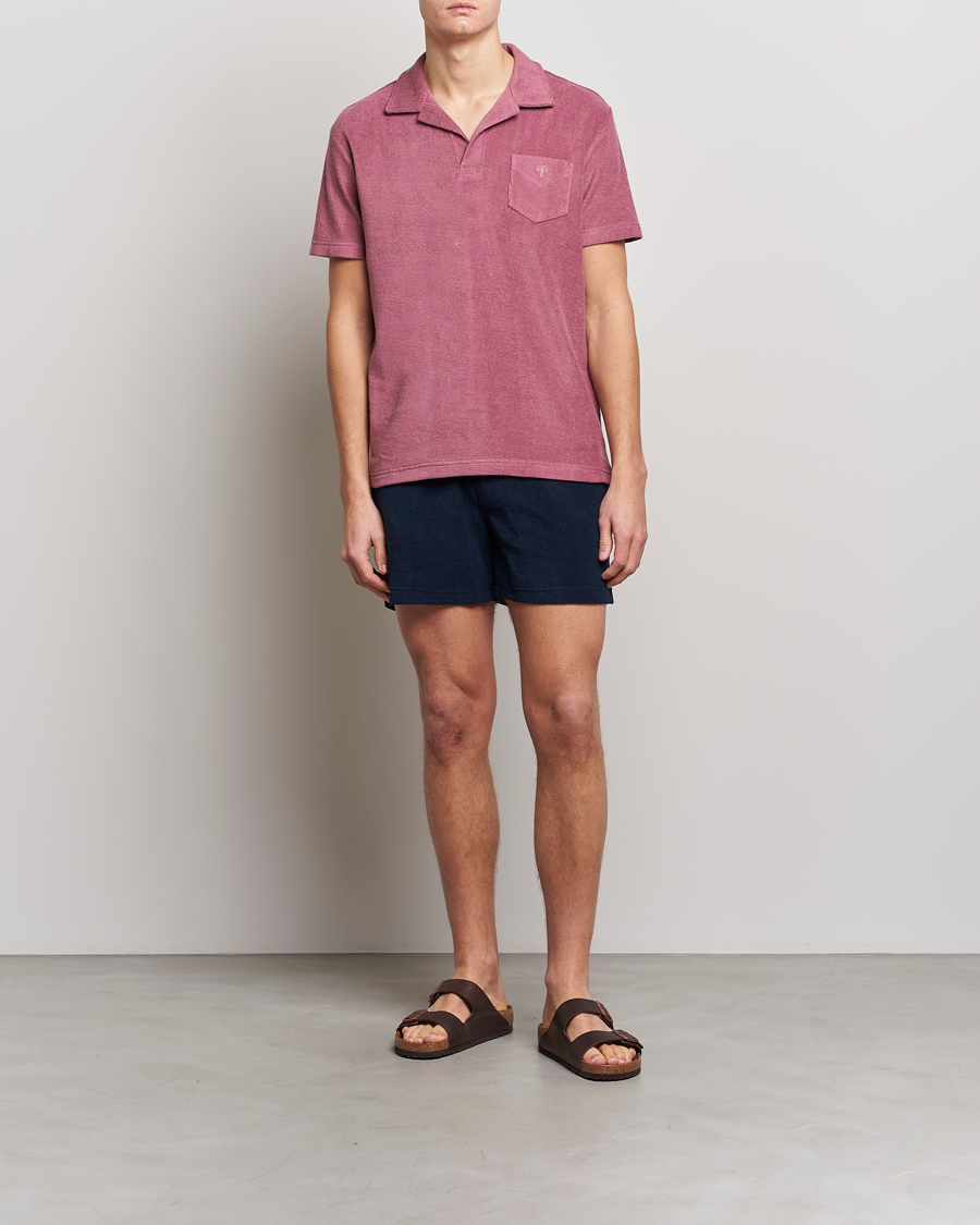 Herre | Pikéer | OAS | Short Sleeve Terry Polo Dusty Plum