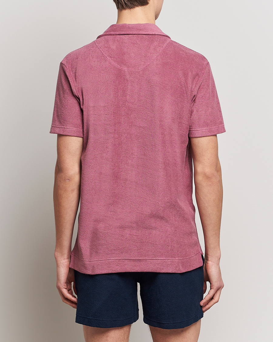 Herre | Pikéer | OAS | Short Sleeve Terry Polo Dusty Plum