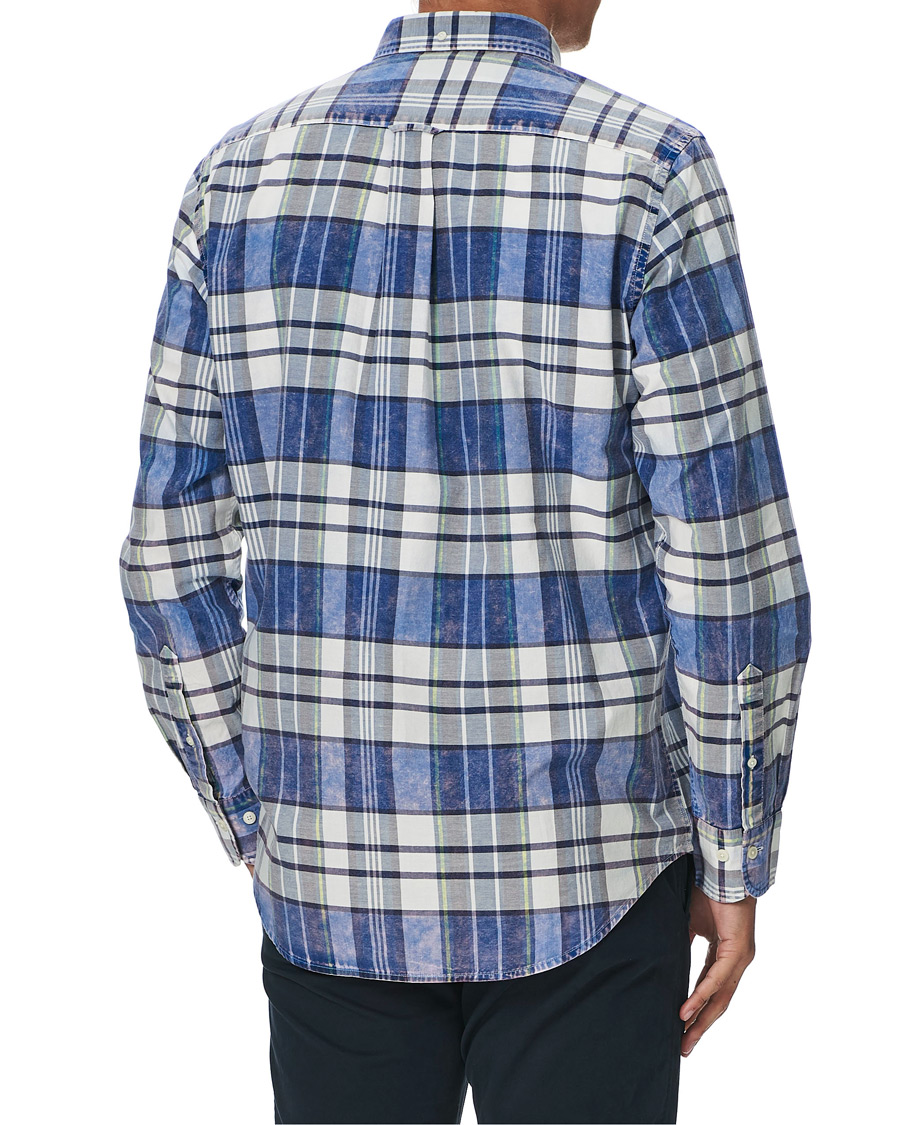 Herre | Skjorter | GANT | Regular Fit Bold Check Shirt Collage Blue