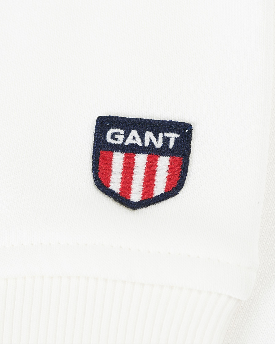 Herre | Gensere | GANT | Retro Shield Hoodie Eggshell
