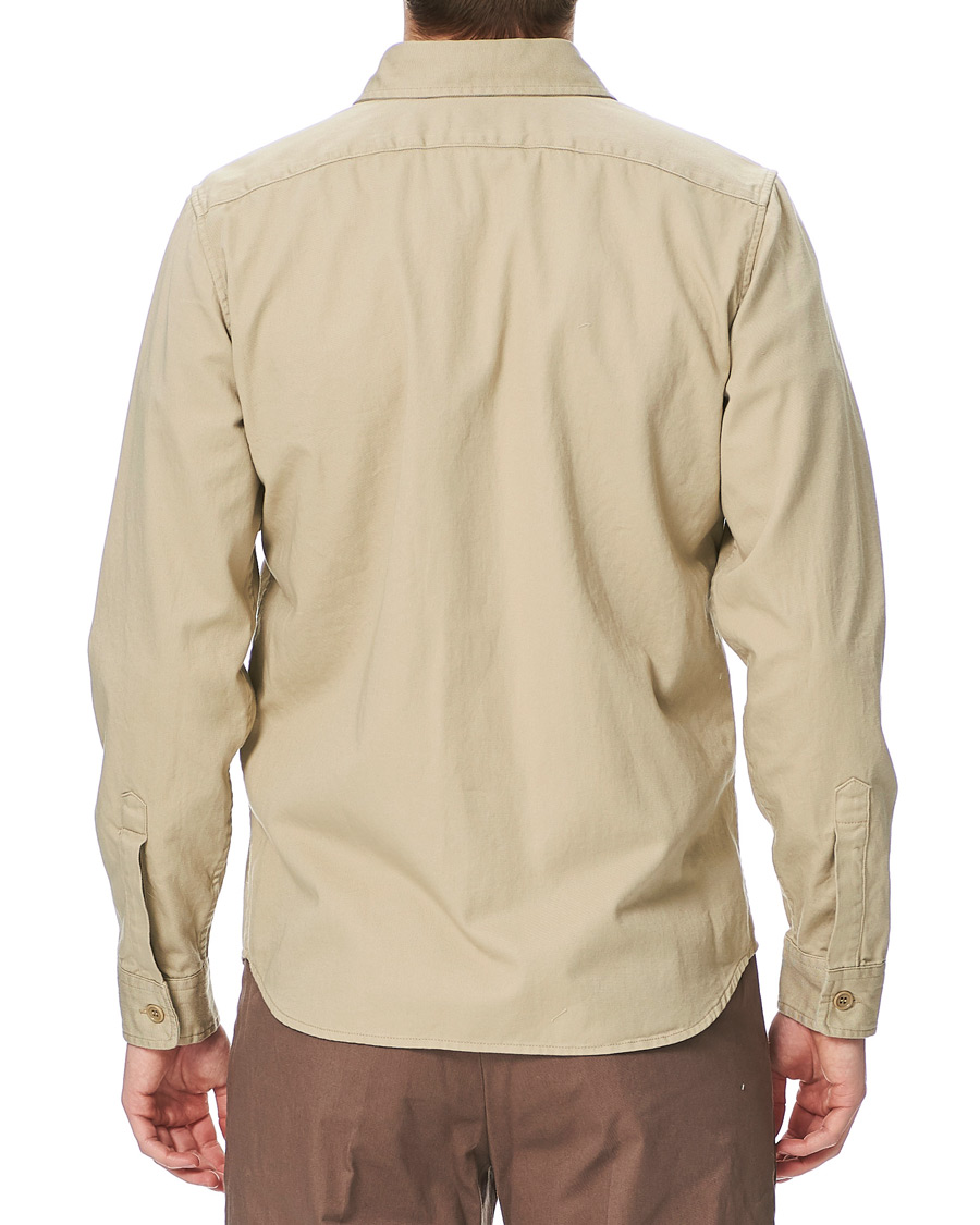 Herre | Skjorter | Aspesi | Heritage Twill Utility Shirt Stone