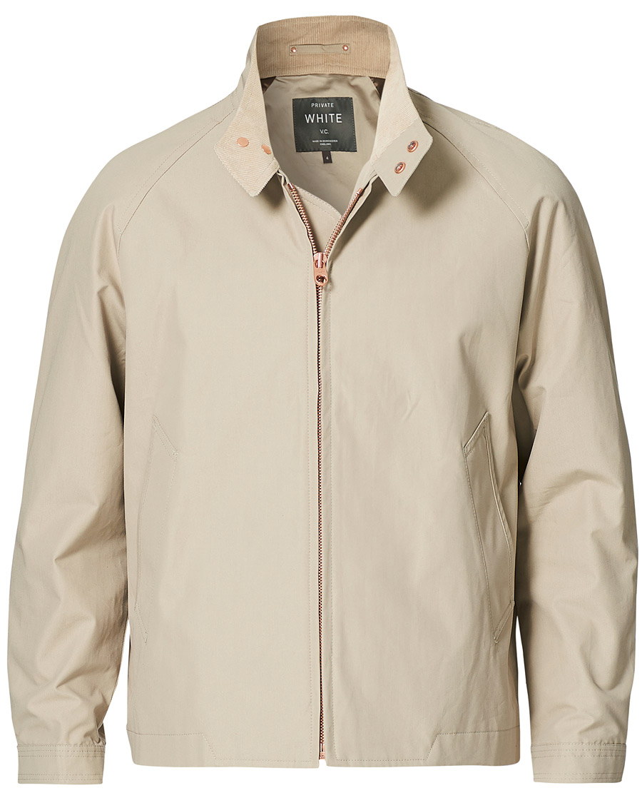 Herre | Jakker | Private White V.C. | Ventile Harrington Jacket Stone