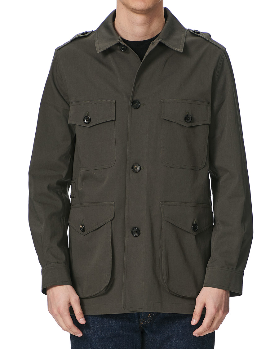 Private white safari jacket on sale