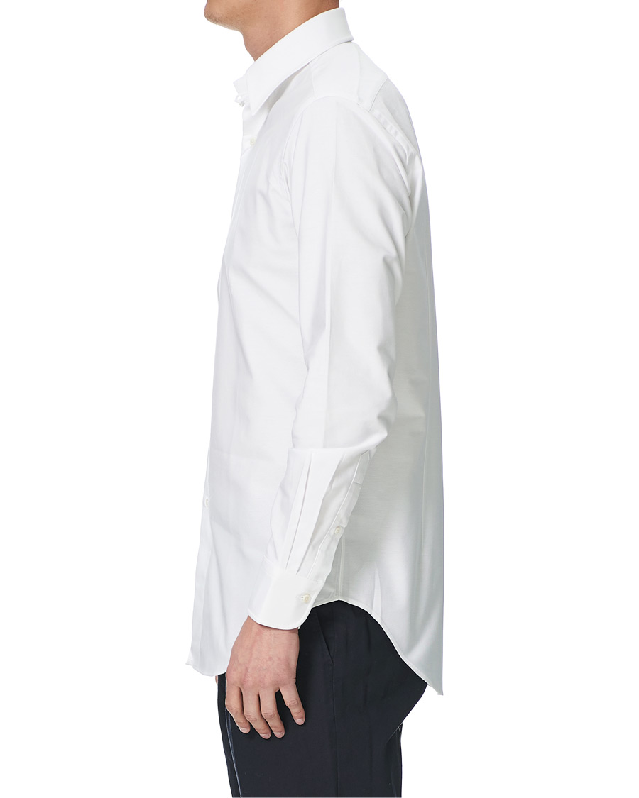 Herre | Skjorter | Kamakura Shirts | Slim Fit Oxford Tab Collar Shirt White