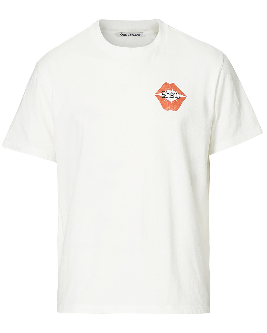 Herre | T-Shirts | Our Legacy | Printed Box T-Shirt White