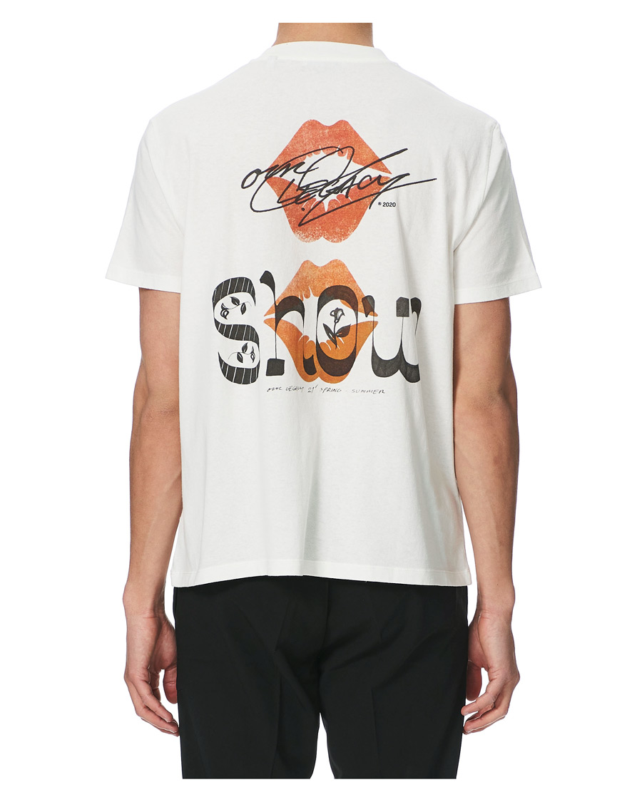 Herre | T-Shirts | Our Legacy | Printed Box T-Shirt White