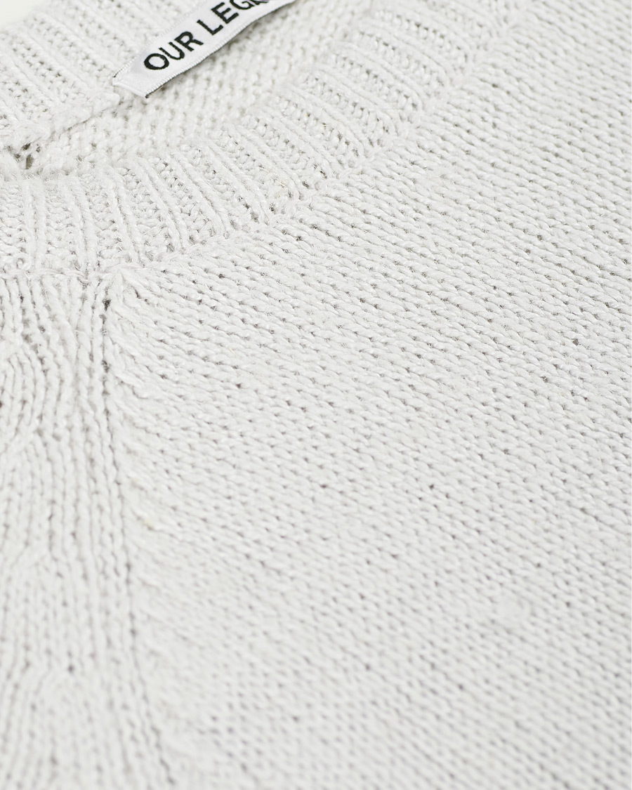 Herre | Gensere | Our Legacy | Chunky Raglan Sweater Bone White