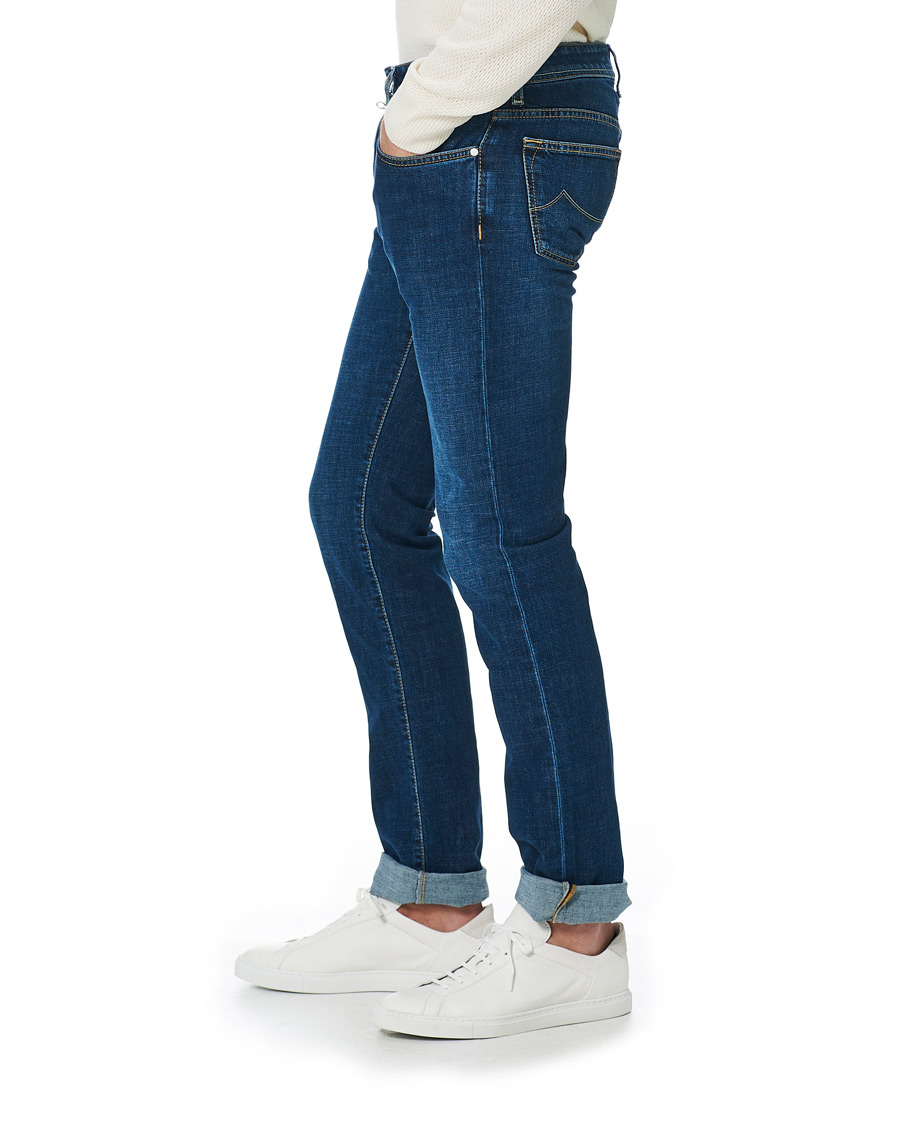 Herre | Jeans | Jacob Cohën | 688 Slim Fit Jeans Mid Blue