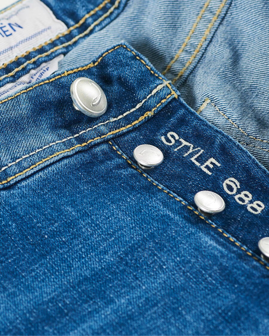 Herre | Jeans | Jacob Cohën | 688 Slim Fit Jeans Light Blue
