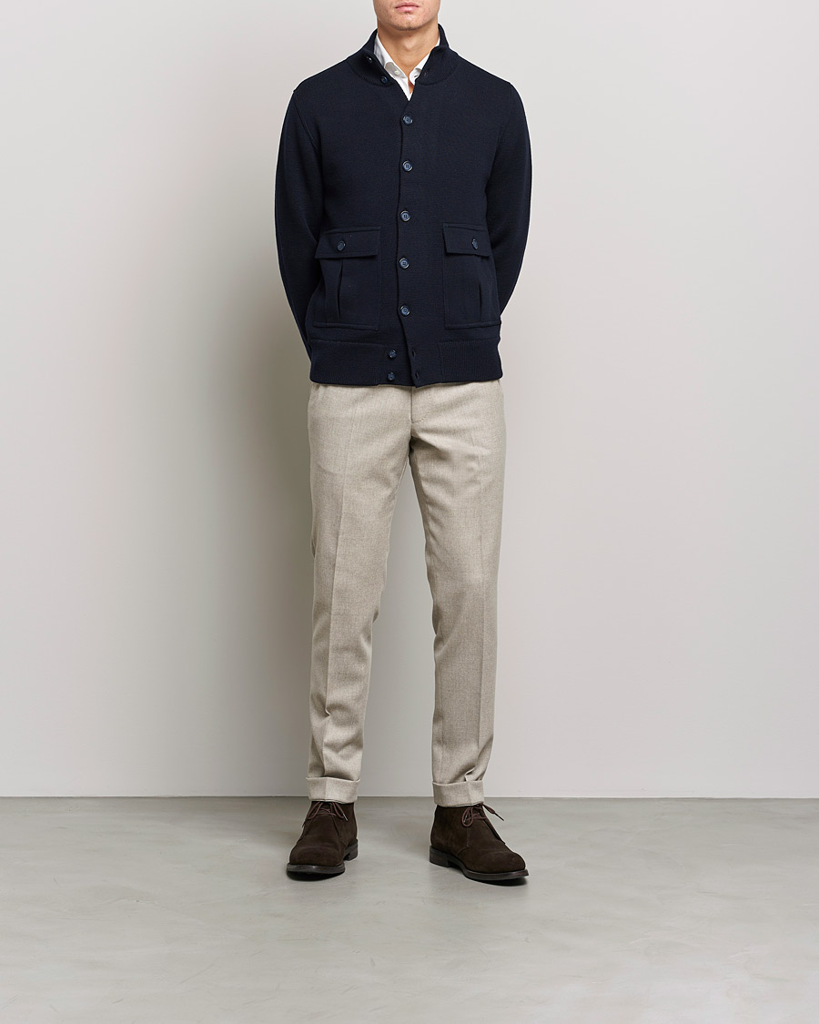 Herre | Jakker | Valstar | Valstarino Merino Wool Jacket Navy
