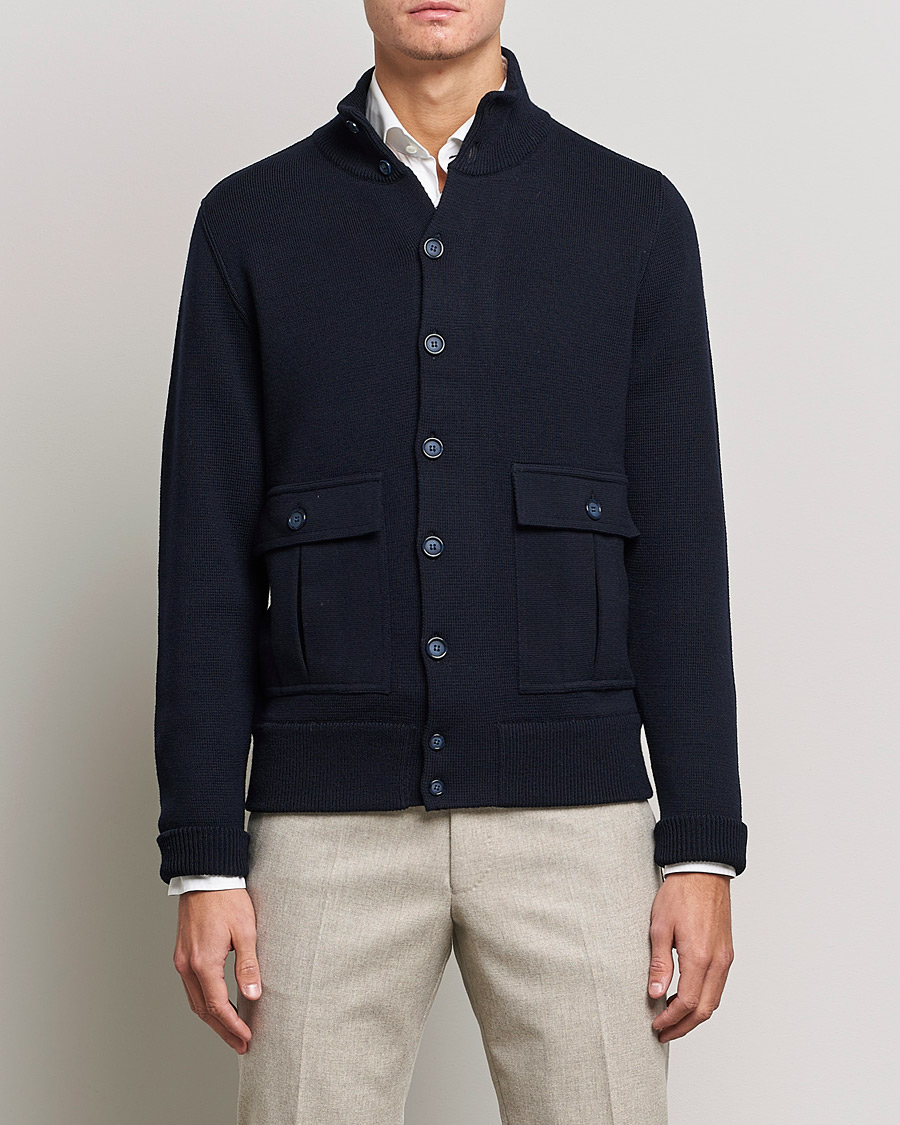 Herre | Jakker | Valstar | Valstarino Merino Wool Jacket Navy