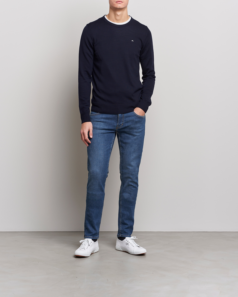 Herre | Jeans | J.Lindeberg | Jay Active Super Stretch Jeans Mid Blue