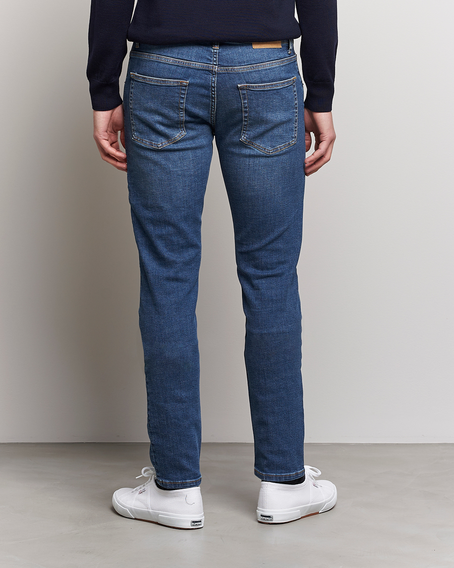 Herre | Jeans | J.Lindeberg | Jay Active Super Stretch Jeans Mid Blue
