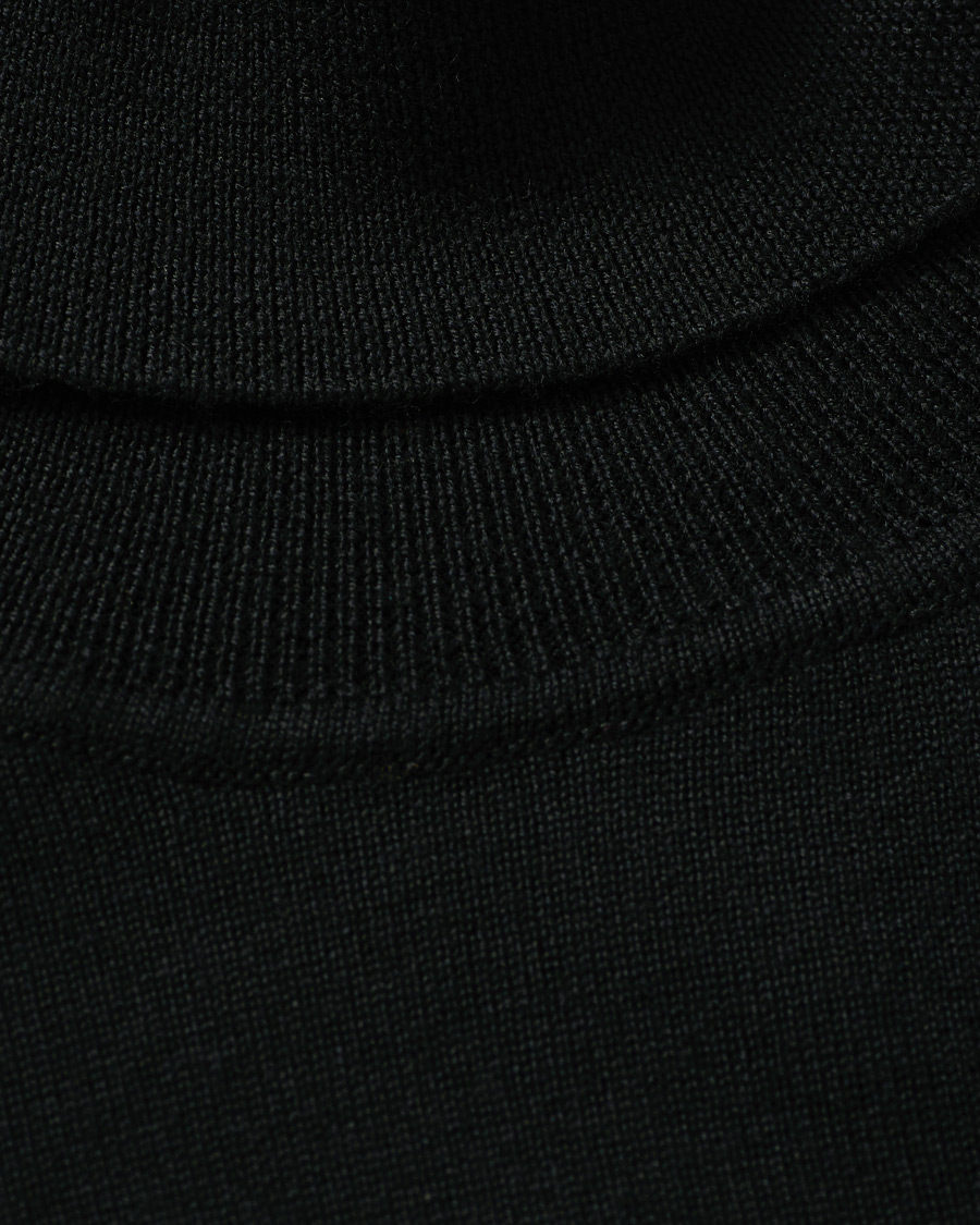 Herre | Gensere | J.Lindeberg | Lyd True Merino Turtleneck Black