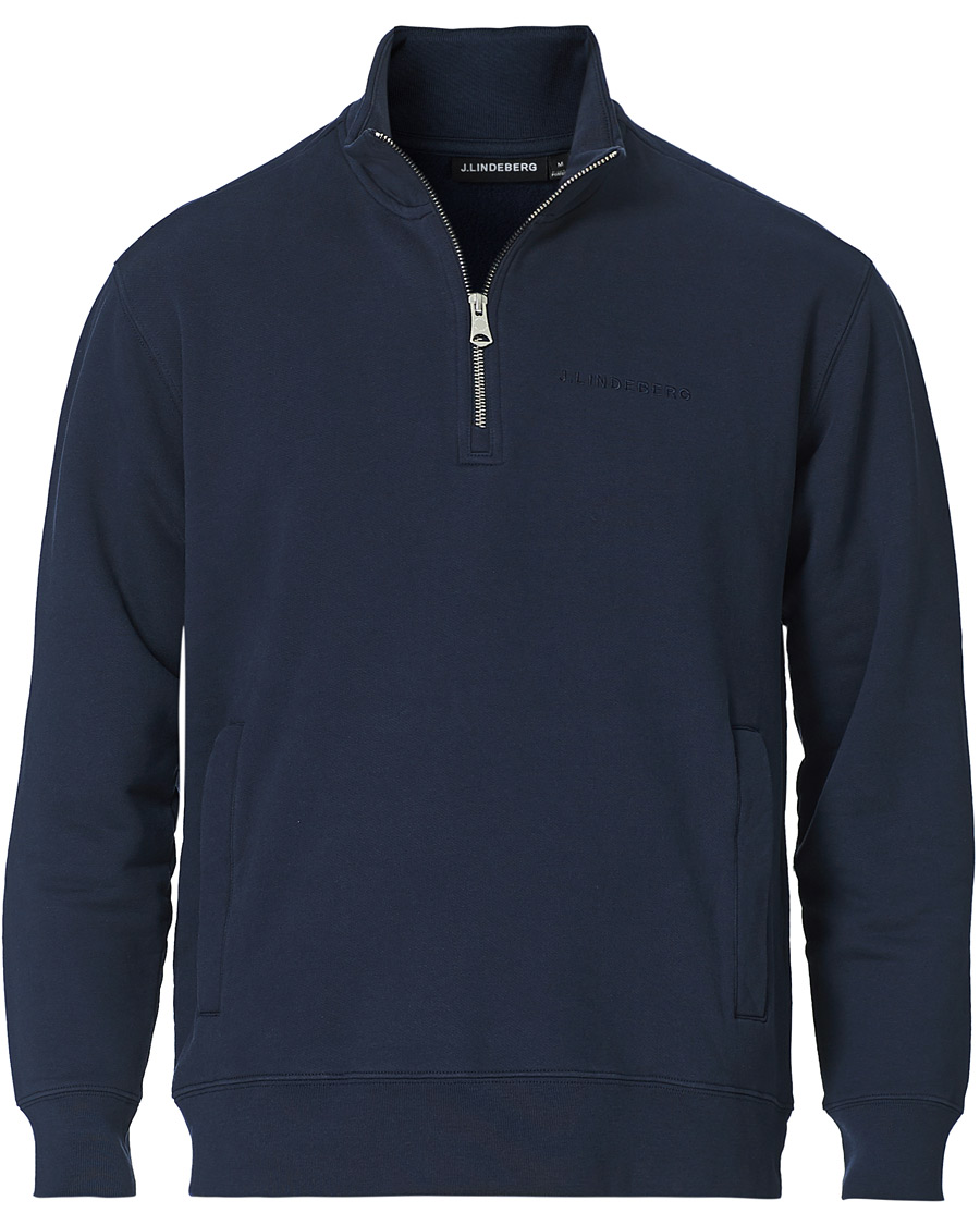 Herre | Gensere | J.Lindeberg | Chip Half Zip Sweater Navy