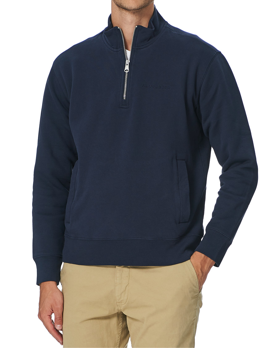 Herre | Gensere | J.Lindeberg | Chip Half Zip Sweater Navy