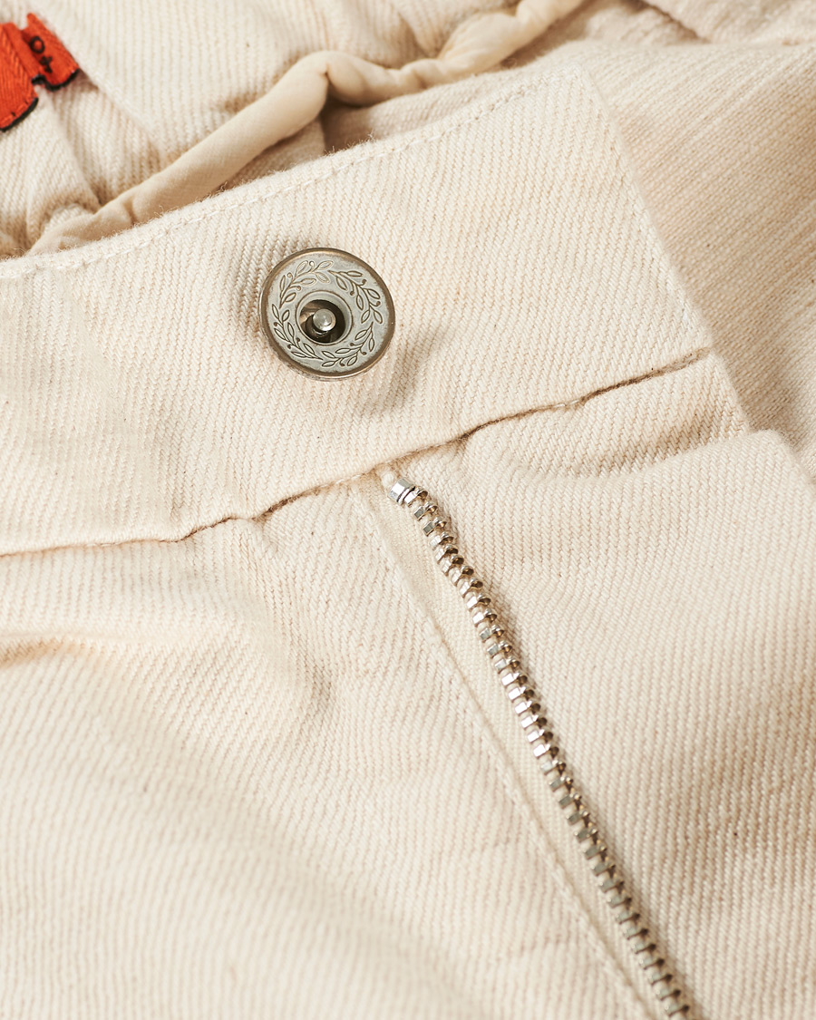 Herre | Bukser | Barena | Slim Fit Work Chinos Ecru
