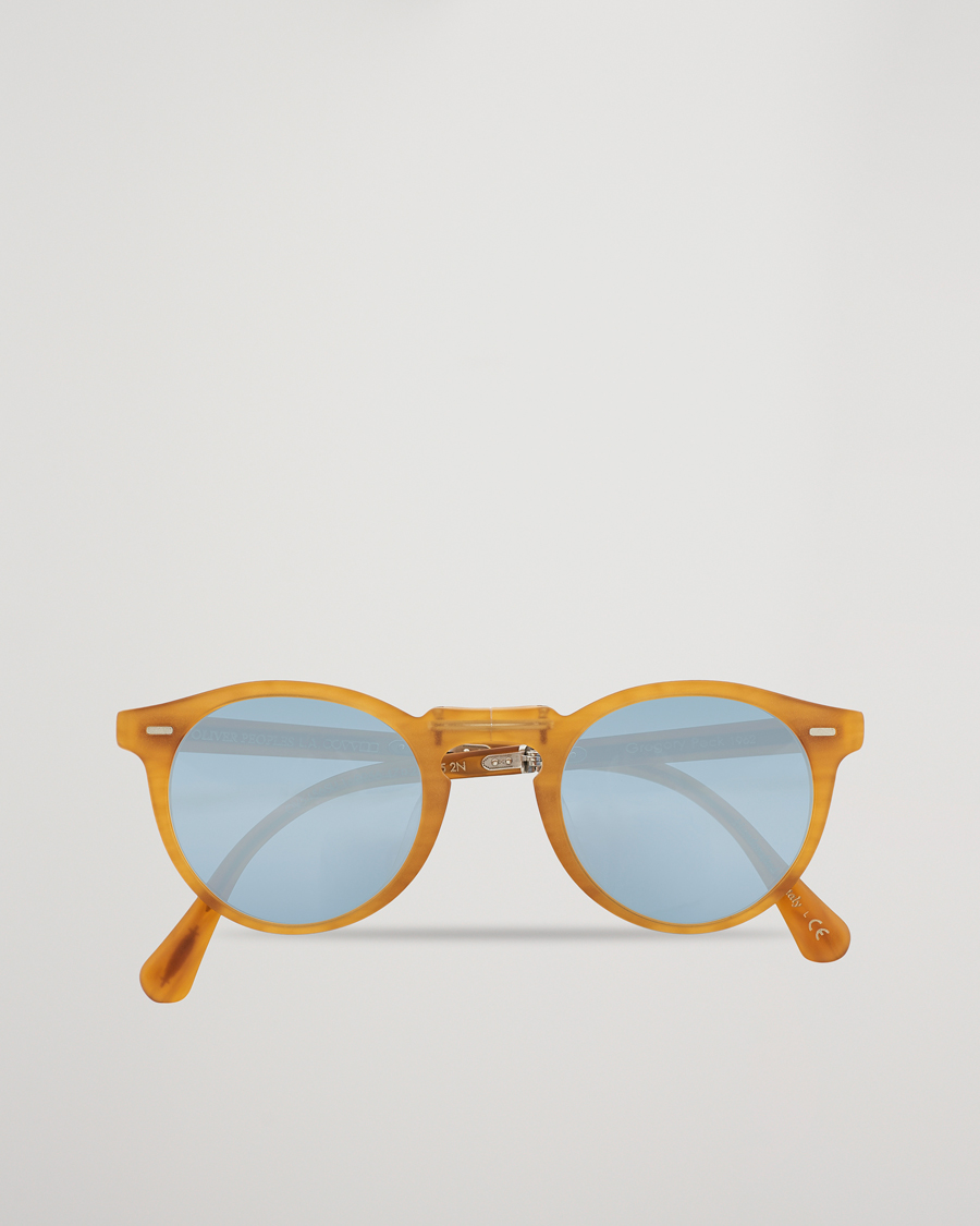 Herre | Solbriller | Oliver Peoples | Gregory Peck 1962 Folding Sunglasses Matte Amber