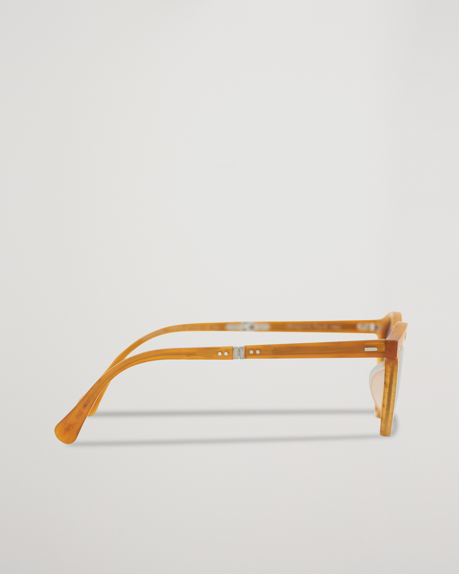 Herre | Runde solbriller | Oliver Peoples | Gregory Peck 1962 Folding Sunglasses Matte Amber