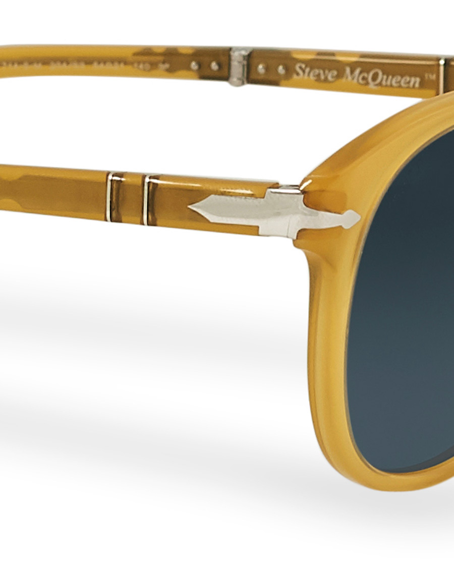 Herre | Persol 0OPO0714 Steve McQueen Sunglasses Opla Yellow/Blue | Persol | 0OPO0714 Steve McQueen Sunglasses Opla Yellow/Blue