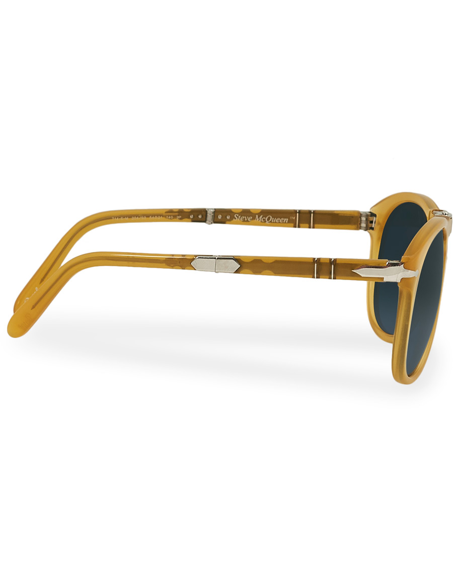 Herre | Persol 0OPO0714 Steve McQueen Sunglasses Opla Yellow/Blue | Persol | 0OPO0714 Steve McQueen Sunglasses Opla Yellow/Blue
