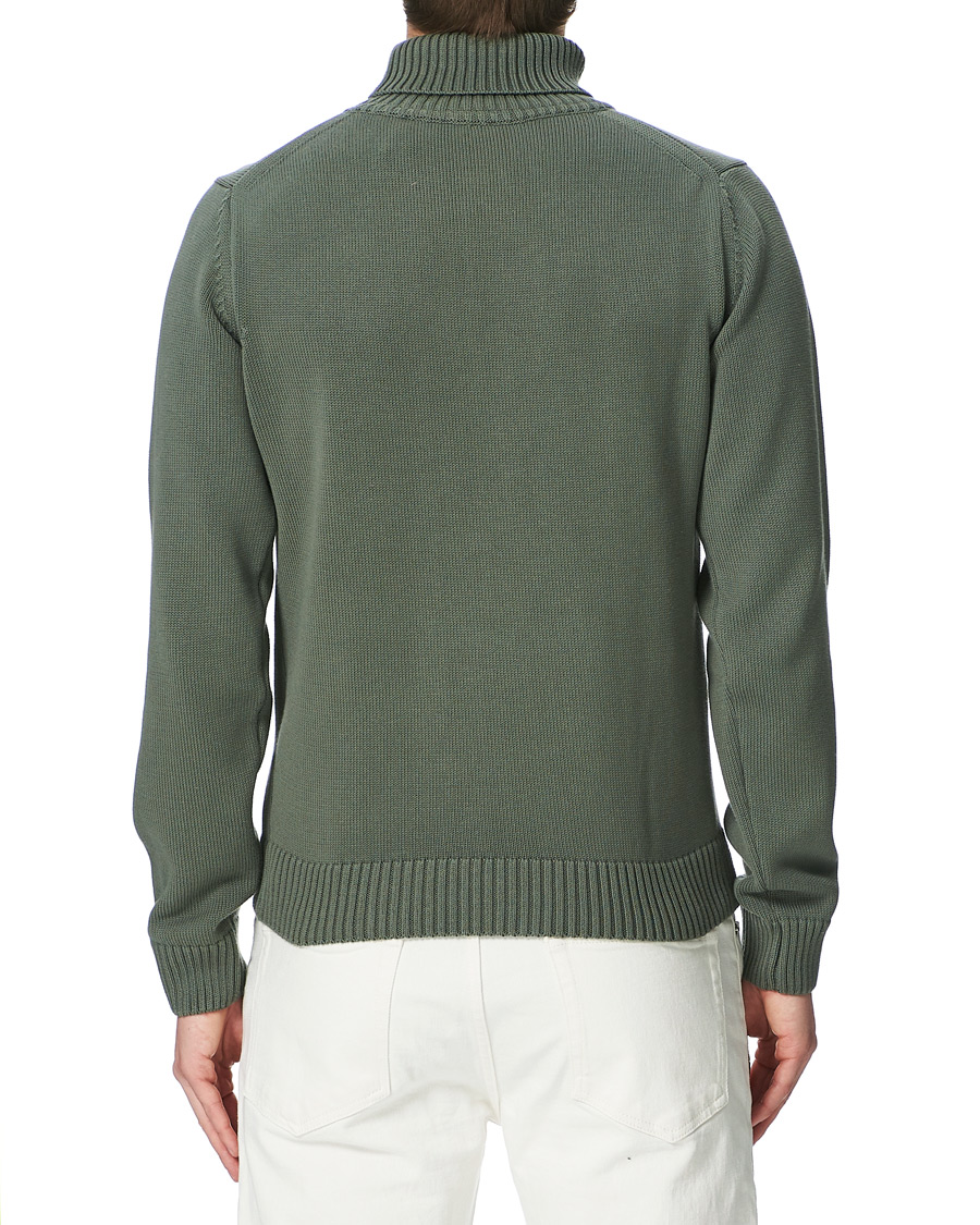 Herre | Gensere | Stenströms | Heavy Cotton Rollneck Dusty Olive