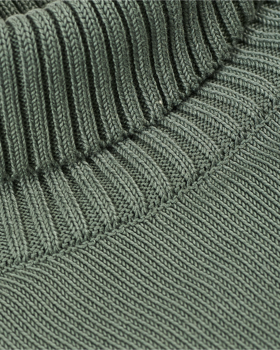 Herre | Gensere | Stenströms | Heavy Cotton Rollneck Dusty Olive