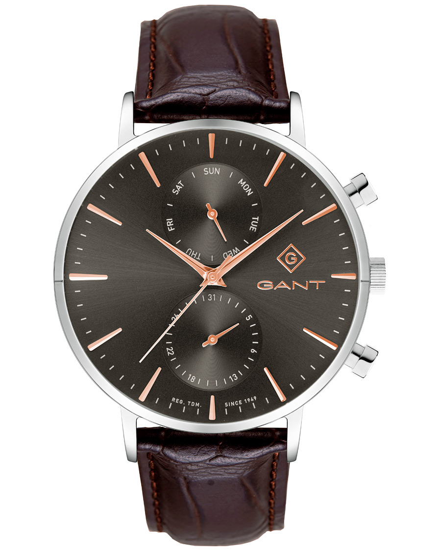 Herre | GANT Park Hill Day Date II Leather/Grey | GANT | Park Hill Day Date II Leather/Grey
