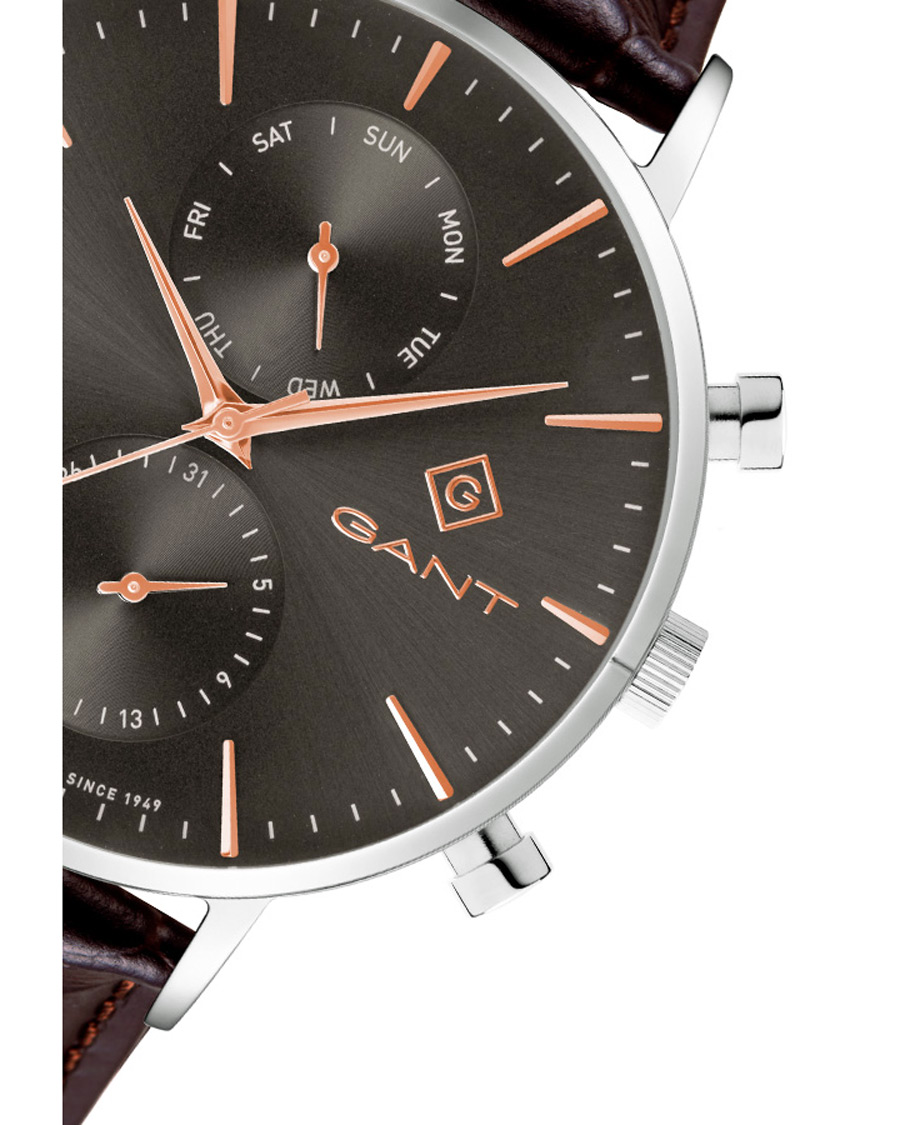 Herre | GANT Park Hill Day Date II Leather/Grey | GANT | Park Hill Day Date II Leather/Grey