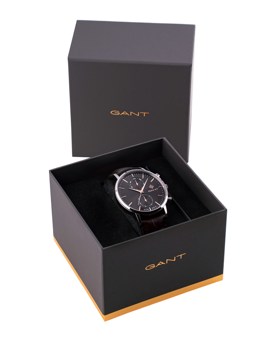 Herre | GANT Park Hill Day Date II Leather/Grey | GANT | Park Hill Day Date II Leather/Grey