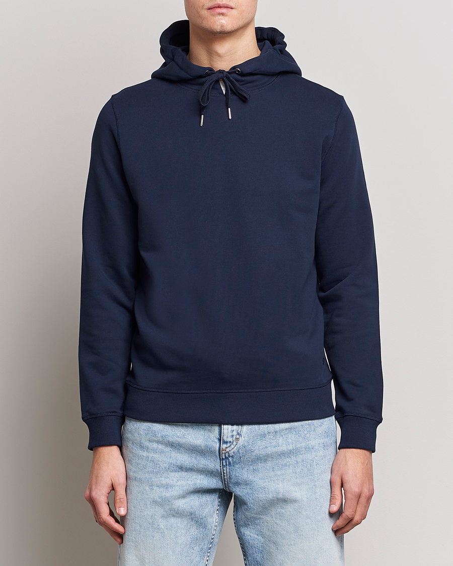 Herre | Gensere | Stenströms | Cotton College Hoodie Navy