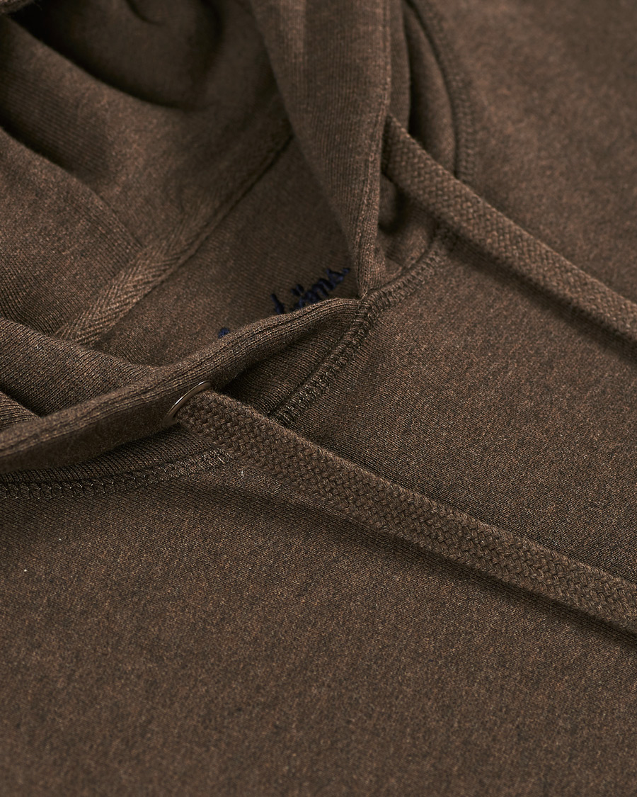 Herre | Gensere | Stenströms | Cotton College Hoodie Brown