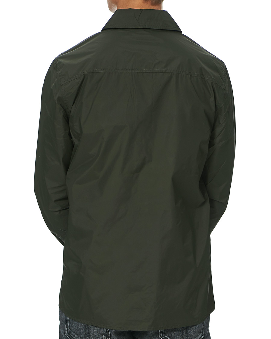 Herre | Skjorter | Stenströms | Nylon Overshirt Dark Green